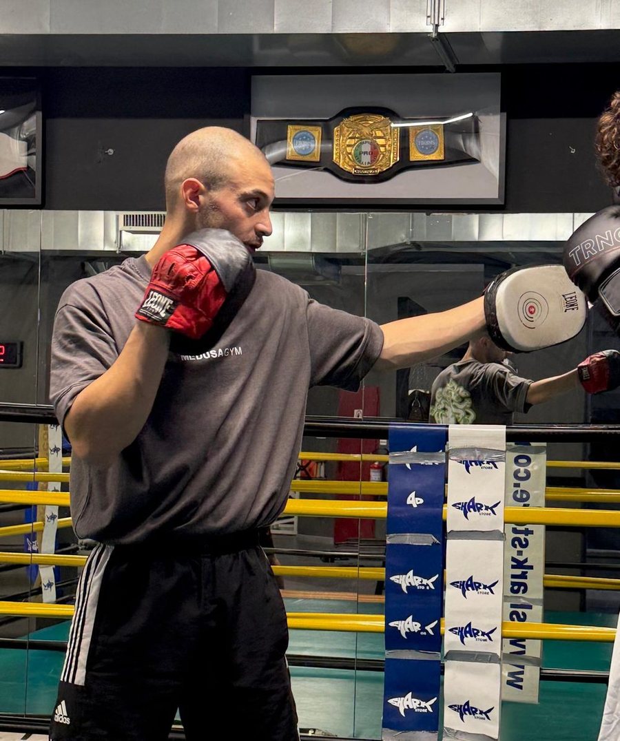 Andrea Durazzi ai colpitori a MedusA Gym Roma